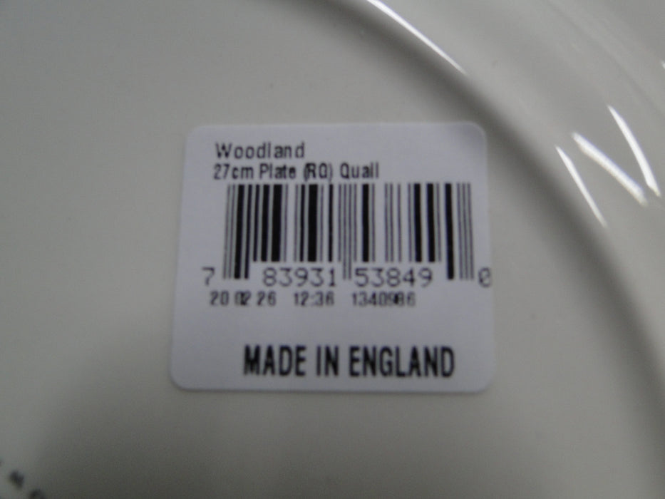 Spode Woodland Quail Game Bird, England: NEW Dinner Plate (s), 10 1/2", Box