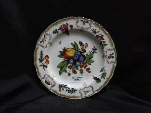 Mottahedeh Duke of Gloucester, Fruit: Bread Plate (s), 7 1/4", Motif A