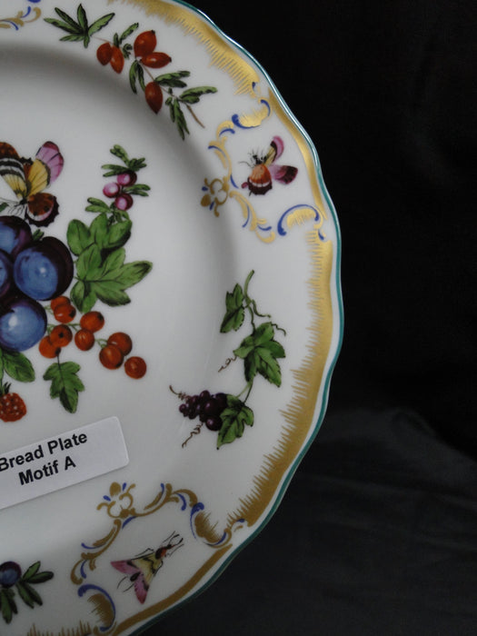 Mottahedeh Duke of Gloucester, Fruit: Bread Plate (s), 7 1/4", Motif A