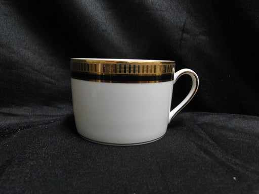 Bernardaud Madison Noir / Black: Cup & Saucer Set, 2 1/4" Tall