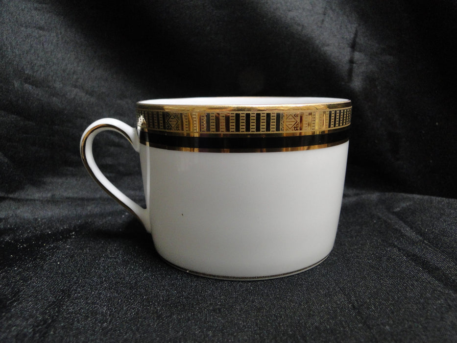 Bernardaud Madison Noir / Black: Cup & Saucer Set, 2 1/4" Tall