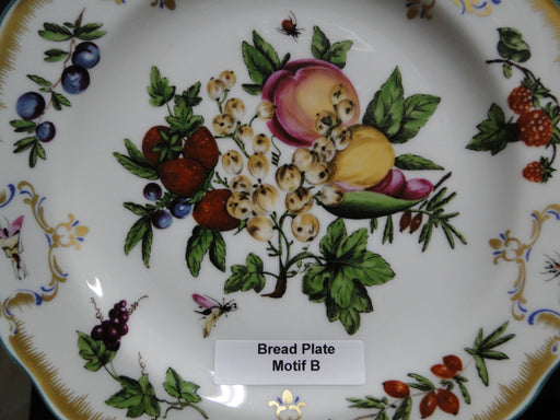 Mottahedeh Duke of Gloucester, Fruit: Bread Plate (s), 7 1/4", Motif B