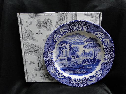 Spode Italian, Blue Scene, England: NEW Charger Plate (s), 12", Box