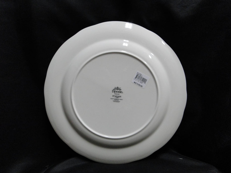 Spode Italian, Blue Scene, England: NEW Charger Plate (s), 12", Box