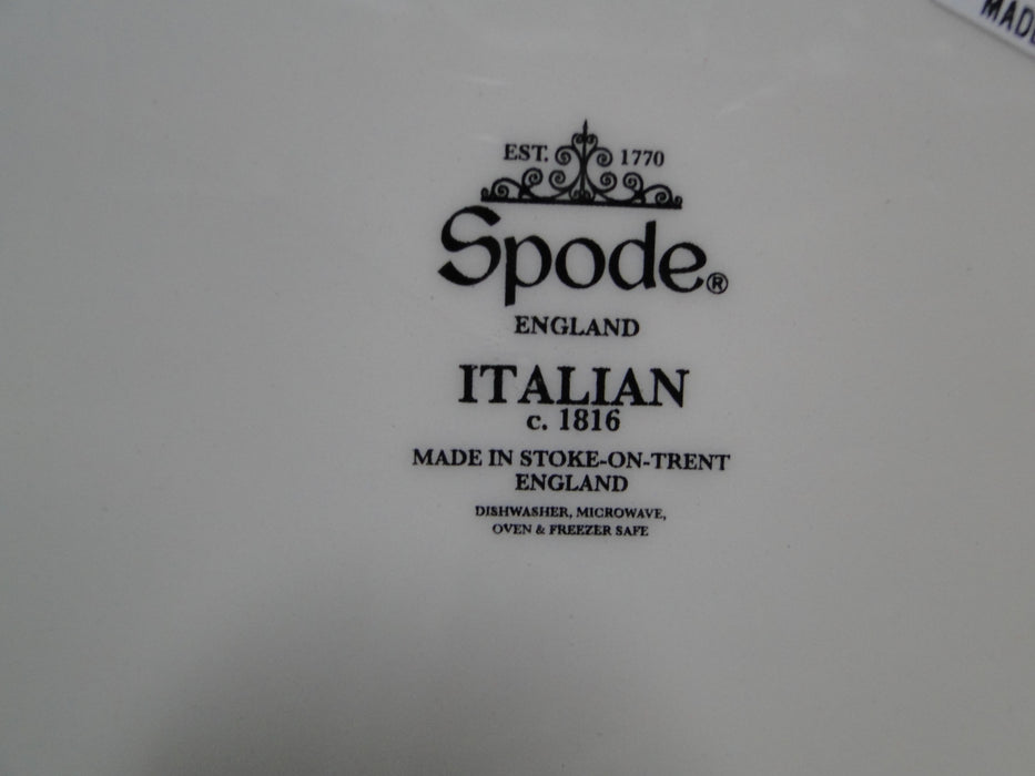Spode Italian, Blue Scene, England: NEW Charger Plate (s), 12", Box