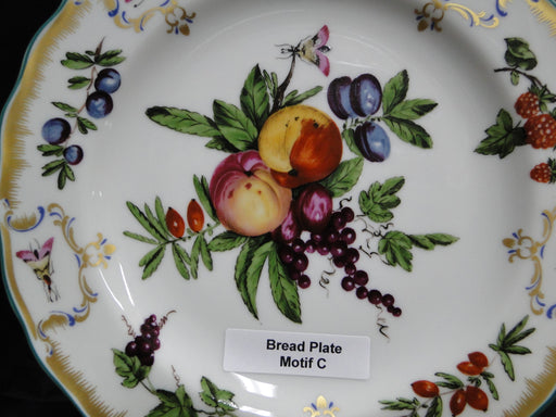 Mottahedeh Duke of Gloucester, Fruit: Bread Plate (s), 7 1/4", Motif C