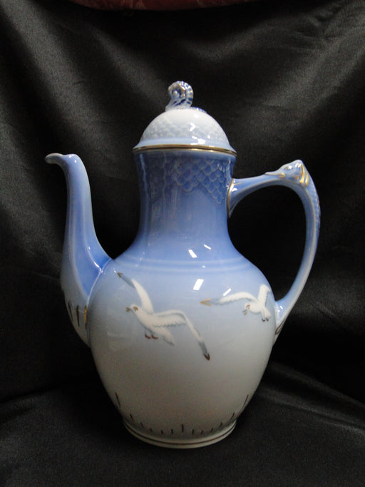 Bing & Grondahl Seagull: Coffee Pot & Lid, 9 3/4“ Tall, #301