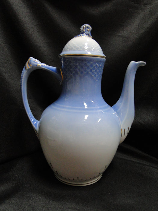 Bing & Grondahl Seagull: Coffee Pot & Lid, 9 3/4“ Tall, #301