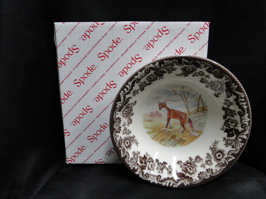 Spode Woodland Red Fox, England: NEW Ascot Salad / Soup Bowl, 8", Box
