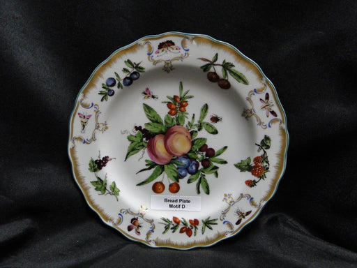 Mottahedeh Duke of Gloucester, Fruit: Bread Plate (s), 7 1/4", Motif D