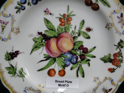 Mottahedeh Duke of Gloucester, Fruit: Bread Plate (s), 7 1/4", Motif D