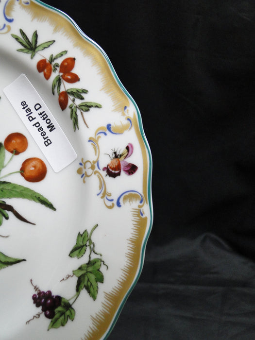 Mottahedeh Duke of Gloucester, Fruit: Bread Plate (s), 7 1/4", Motif D