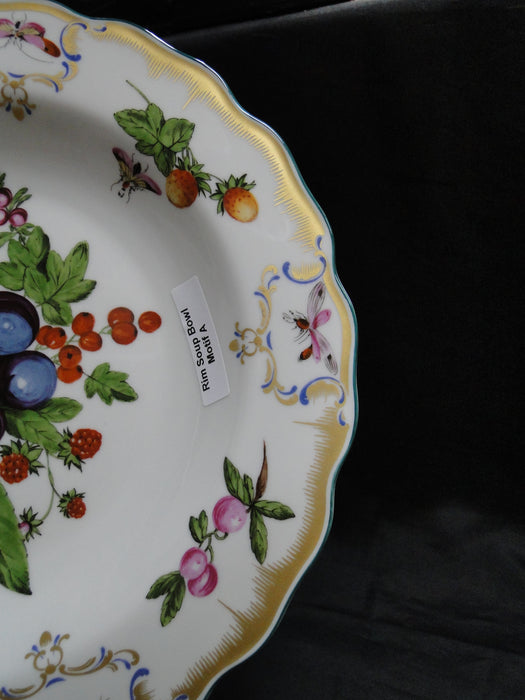 Mottahedeh Duke of Gloucester, Fruit: Rim Soup Bowl (s), 10 1/4", Motif A