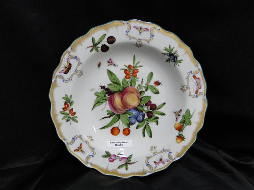 Mottahedeh Duke of Gloucester, Fruit: Rim Soup Bowl (s), 10 1/4", Motif D