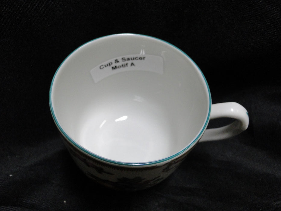 Mottahedeh Duke of Gloucester, Fruit: Flat Cup & Saucer Set, 2 3/4", Motif A
