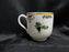 Mottahedeh Duke of Gloucester, Fruit: Flat Cup & Saucer Set, 2 3/4", Motif B