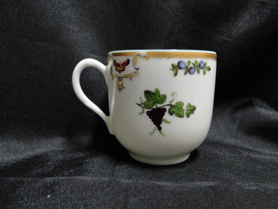 Mottahedeh Duke of Gloucester, Fruit: Flat Cup & Saucer Set, 2 3/4", Motif B