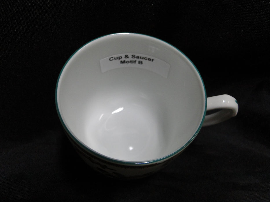 Mottahedeh Duke of Gloucester, Fruit: Flat Cup & Saucer Set, 2 3/4", Motif B