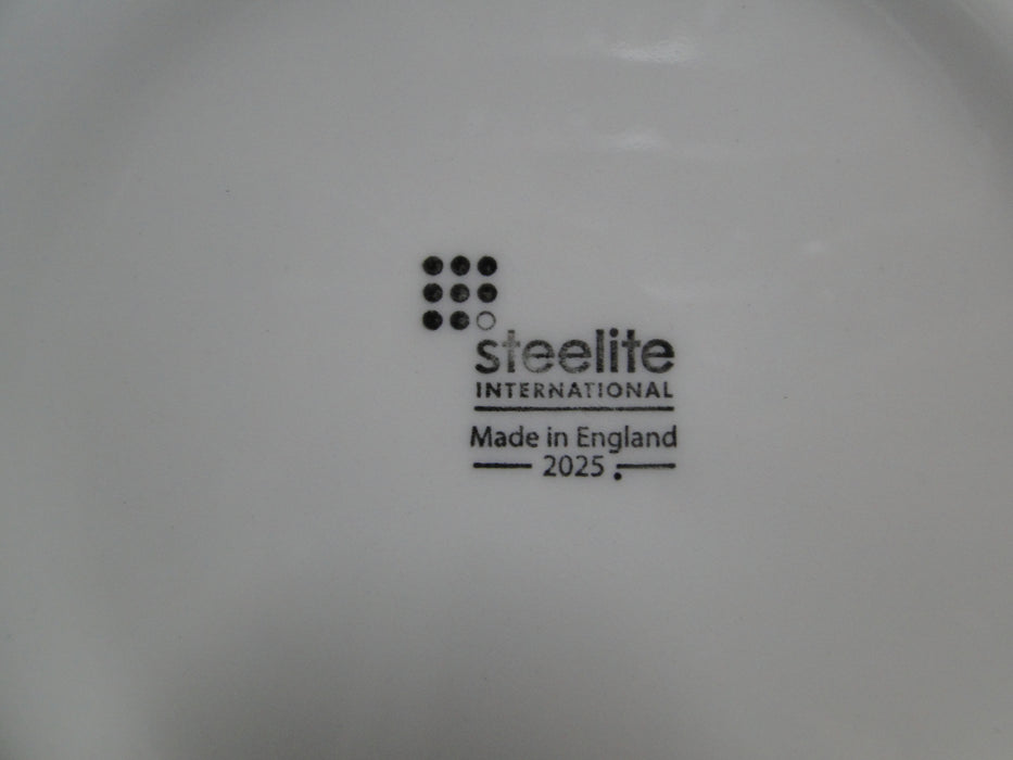 Steelite Craft, England: NEW Raspberry (Pink) Coupe Bread Plate (s), 6"