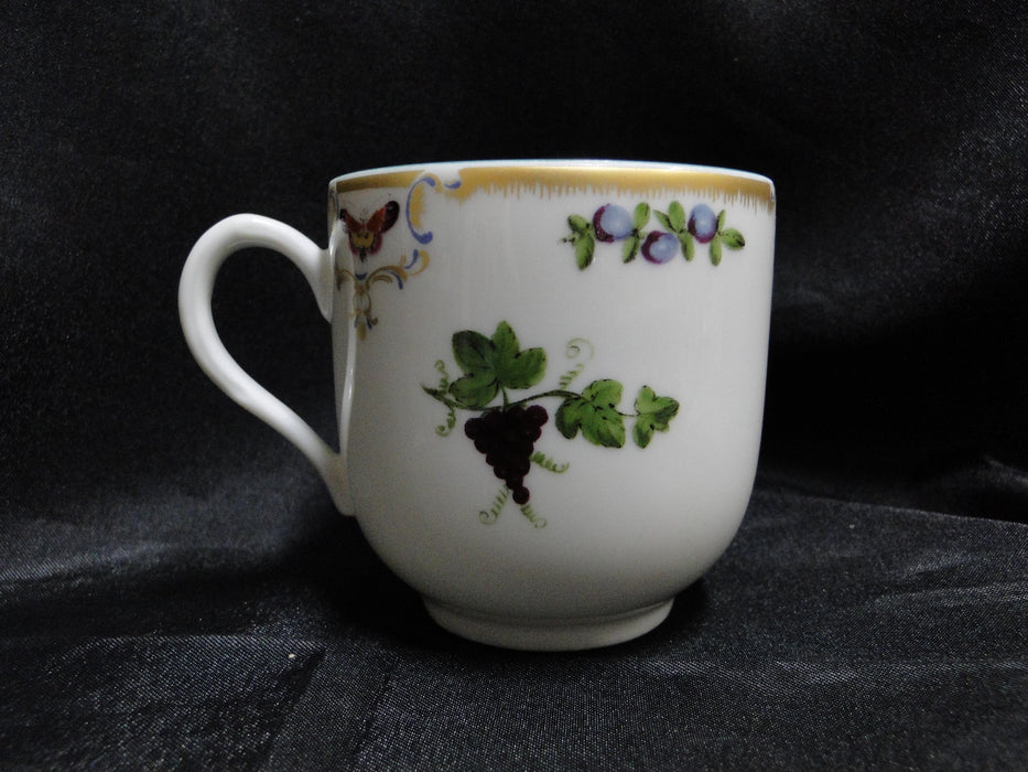Mottahedeh Duke of Gloucester, Fruit: Flat Cup & Saucer Set, 2 3/4", Motif D
