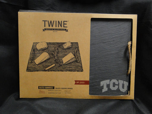Rustic Farmhouse Twine: TCU Slate Chalkboard Cheeseboard Tray, 15 1/2"