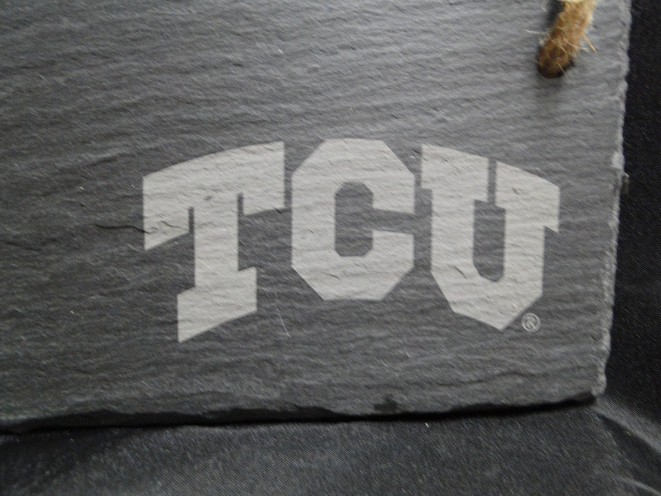 Rustic Farmhouse Twine: TCU Slate Chalkboard Cheeseboard Tray, 15 1/2"