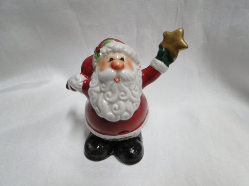 Fitz & Floyd Merry Christmas, Santa: Salt OR Pepper Shaker, 2 Holes, 3 1/4"