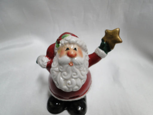 Fitz & Floyd Merry Christmas, Santa: Salt OR Pepper Shaker, 2 Holes, 3 1/4"