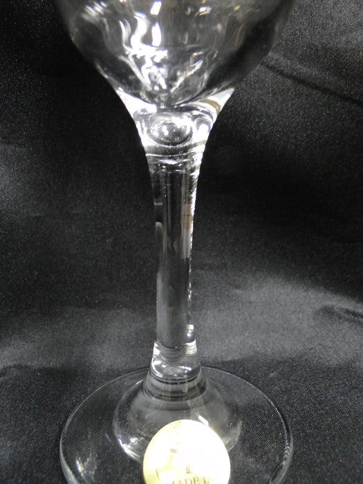 Cristalleria Fratelli Fumo Gold Encrusted Greek Key: Set of 6 Wine Glasses 7.5"