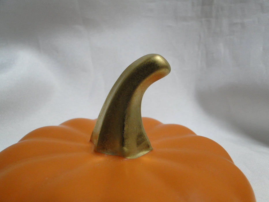 Ceramic Pumpkin Shape: Baker / Soup Bowl / Candy Dish w/ Lid,  14oz