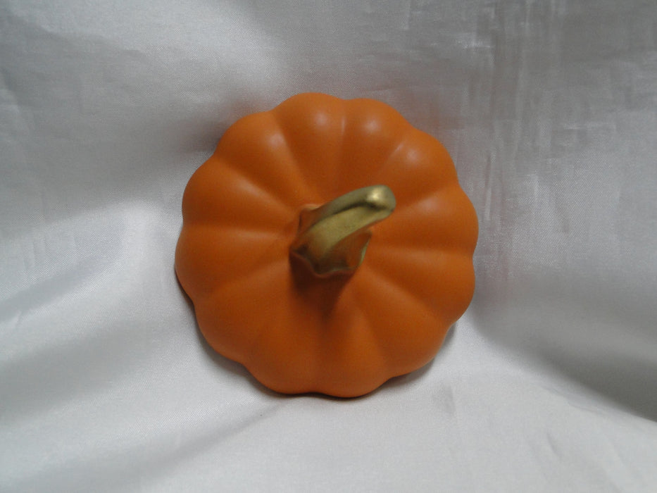 Ceramic Pumpkin Shape: Baker / Soup Bowl / Candy Dish w/ Lid,  14oz