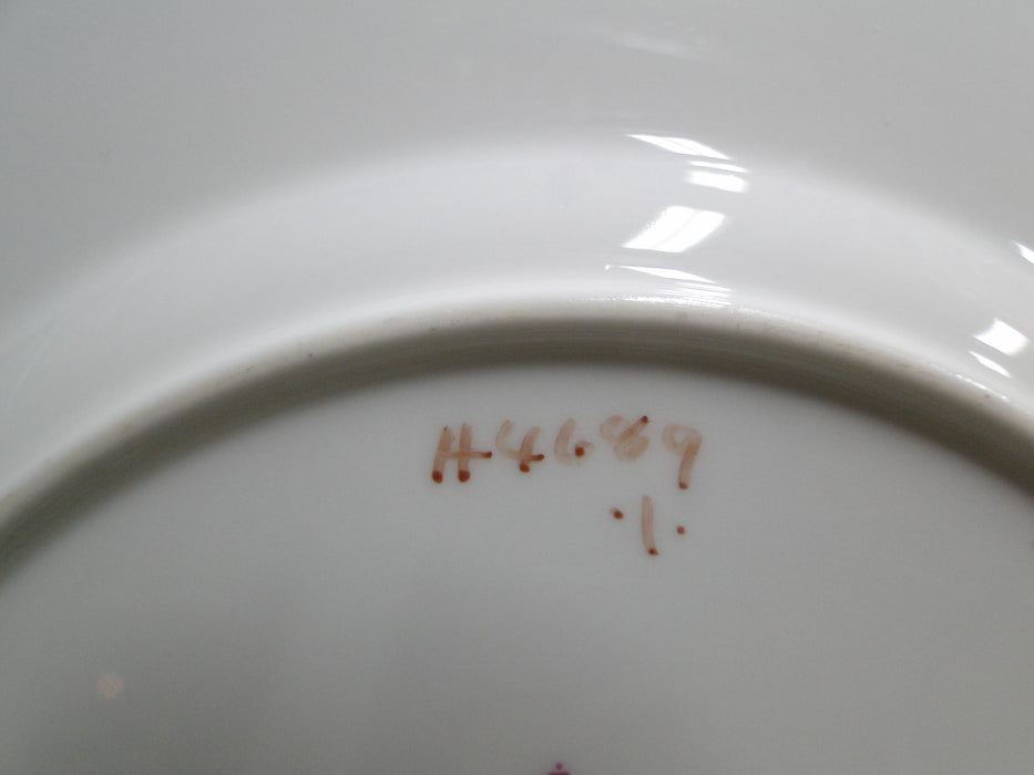 Minton Eton, Pink Band w/ White Design, Gold Trim: Salad Plate (s), 7 3/4"