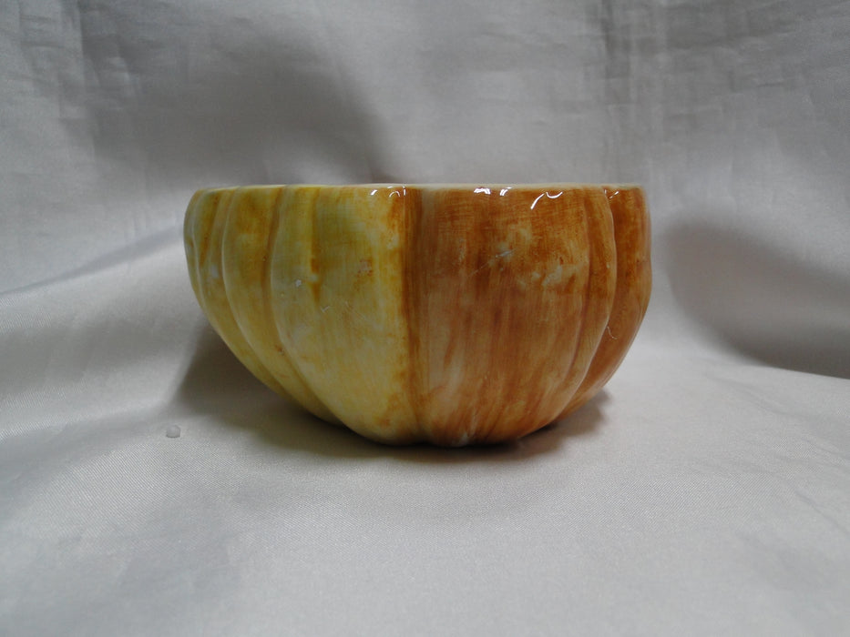 Ceramic Pumpkin Shape: Soup Bowl / Candy Dish w/ Lid, 14oz