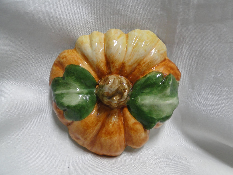 Ceramic Pumpkin Shape: Soup Bowl / Candy Dish w/ Lid, 14oz
