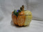 Ceramic Pumpkin Shape: Soup Bowl / Candy Dish w/ Lid, 14oz, As Is