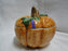 Ceramic Pumpkin Shape: Soup Bowl / Candy Dish w/ Lid, 14oz, As Is