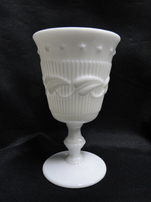Fostoria Wistar Milkglass, Stem 2620: Water or Wine Goblet (s), 5 7/8" Tall