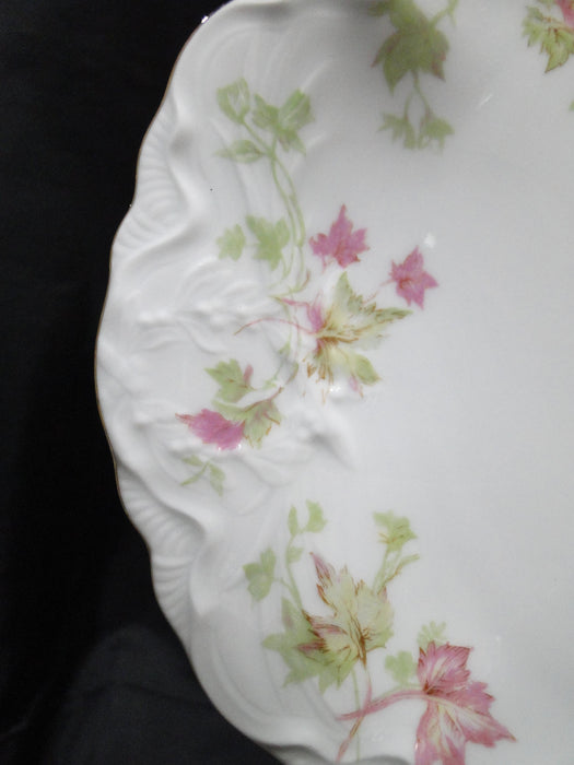 Hutschenreuther Maple Leaf, Scalloped, Gold: Oval Platter, 12 5/8" x 9 1/8"