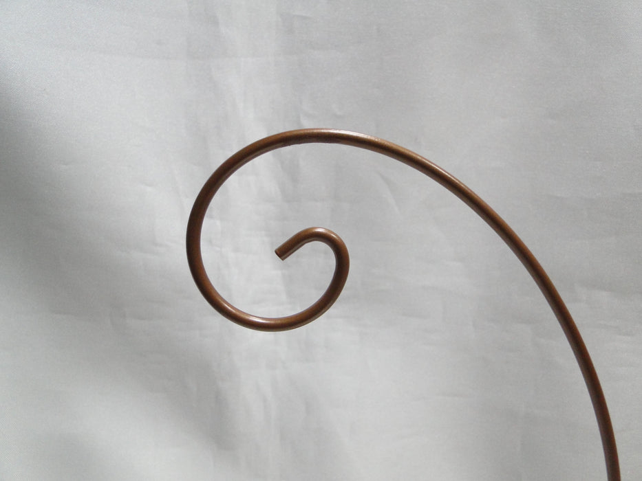 Tripar Spiral Copper Color Metal Wire Ornament Stand, 10 7/8" Tall