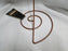 Tripar Spiral Copper Color Metal Wire Ornament Stand, 10 7/8" Tall