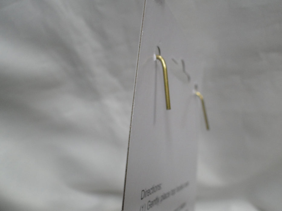 Tripar Smooth Brass Wire Display Hanger (s) for one 14" - 18" Plate