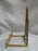 Tripar Gold Metal Loop Design Table Top / Wall Stand for One Plate / Bowl, 8"