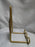 Tripar Gold Metal Loop Design Table Top / Wall Stand for One Plate / Bowl, 8"