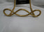 Tripar Gold Metal Loop Design Table Top / Wall Stand for One Plate / Bowl, 8"