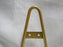 Tripar Gold Metal Loop Design Table Top / Wall Stand for One Plate / Bowl, 8"