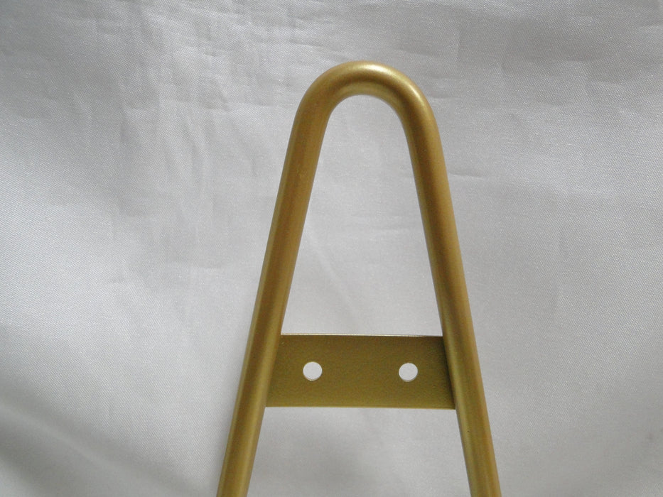 Tripar Gold Metal Loop Design Table Top / Wall Stand for One Plate / Bowl, 8"