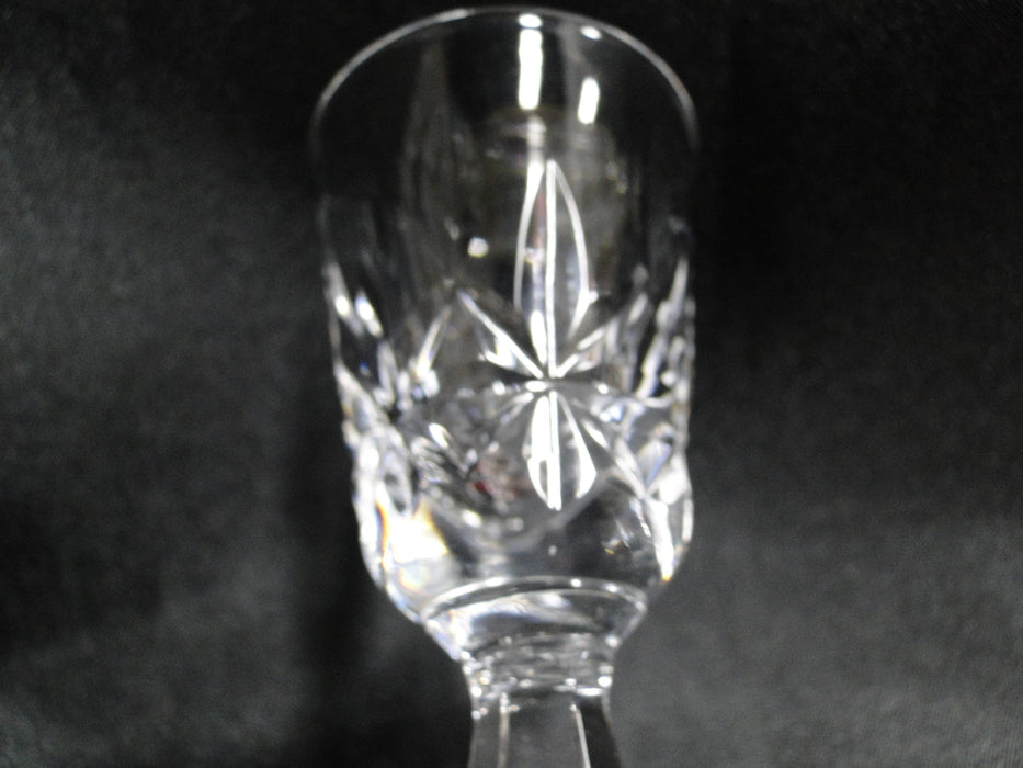 Waterford Crystal Rosslare, Vertical & Star Cuts: Cordial (s), 3 7/8" Tall