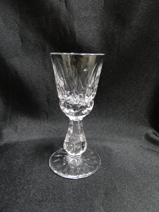 Waterford Crystal Rosslare, Vertical & Star Cuts: Cordial (s), 3 7/8" Tall