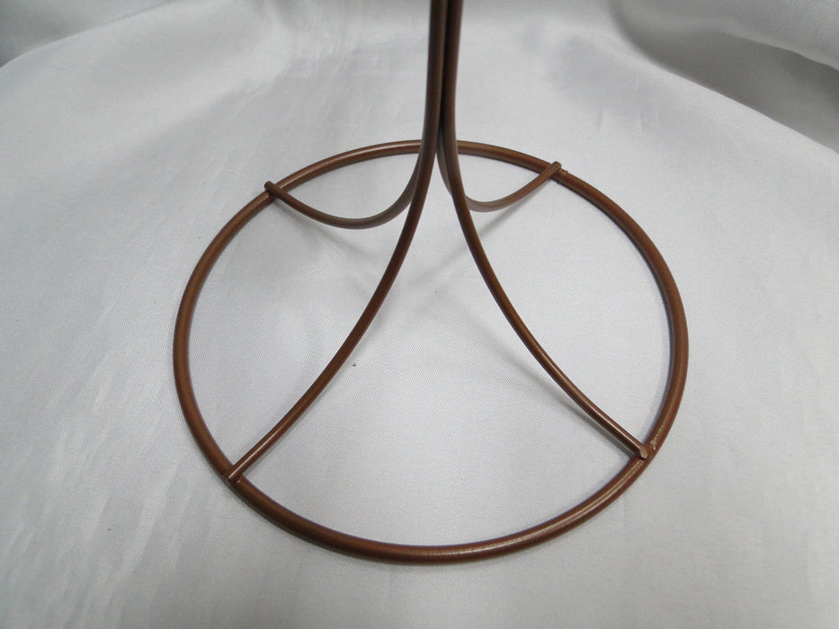 Tripar 4-Arm Copper Color Metal Wire Ornament Stand, 13" Tall