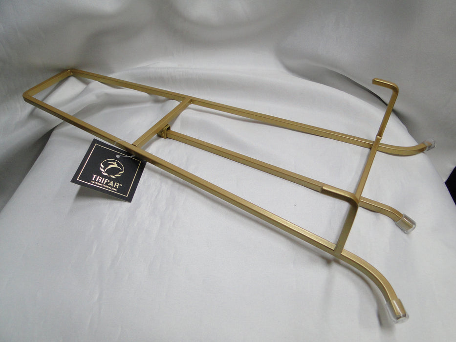 Tripar Straight Edge Gold Metal Display Easel for One 15" Item